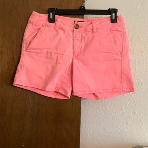 Hot pink shorts